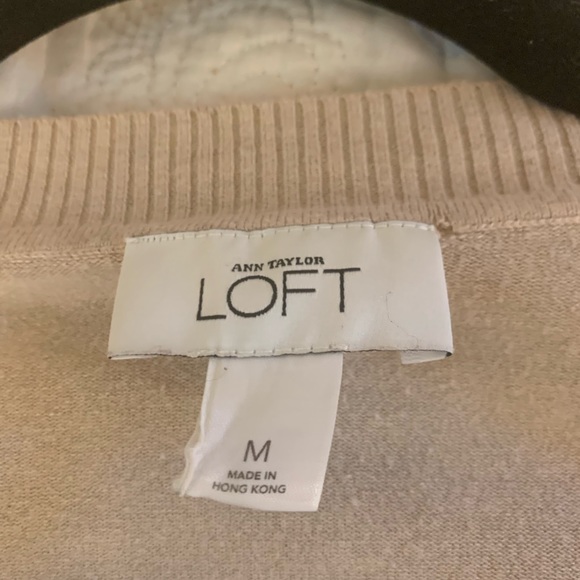 Ann Taylor Loft Cream Sweater - Picture 3 of 6